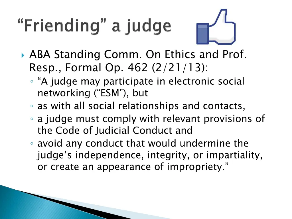 aba standing comm on ethics and prof resp formal