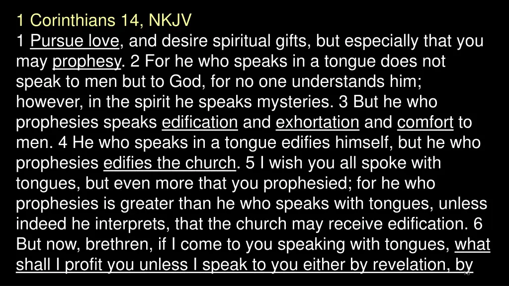 1 corinthians 14 nkjv 1 pursue love and desire