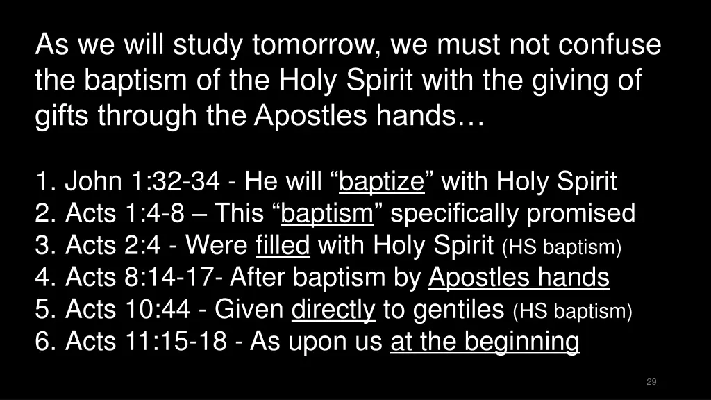 as we will study tomorrow we must not confuse