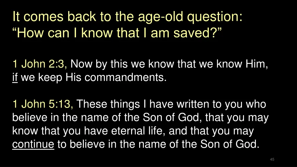 it comes back to the age old question