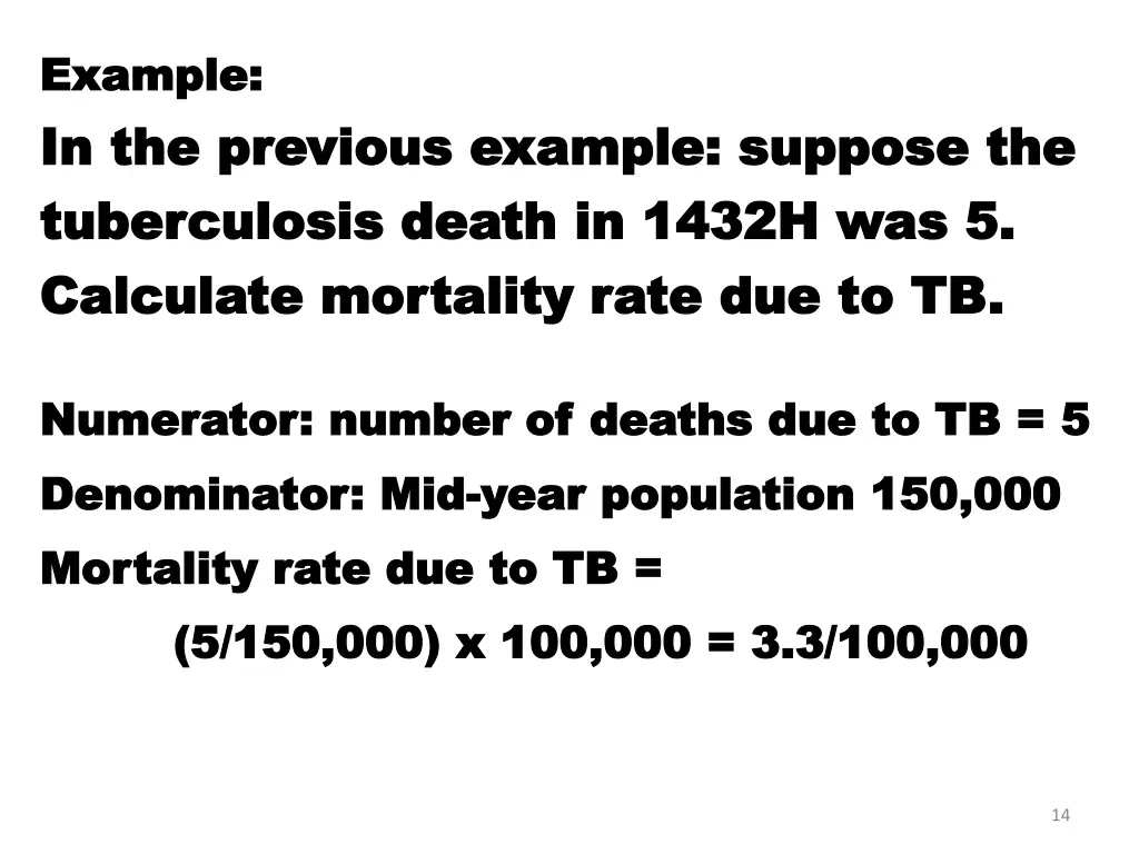 example example in the previous example suppose