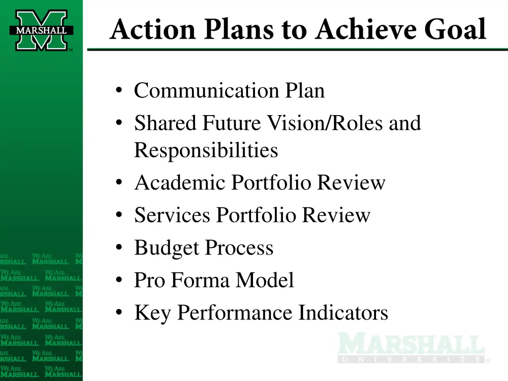 communication plan shared future vision roles