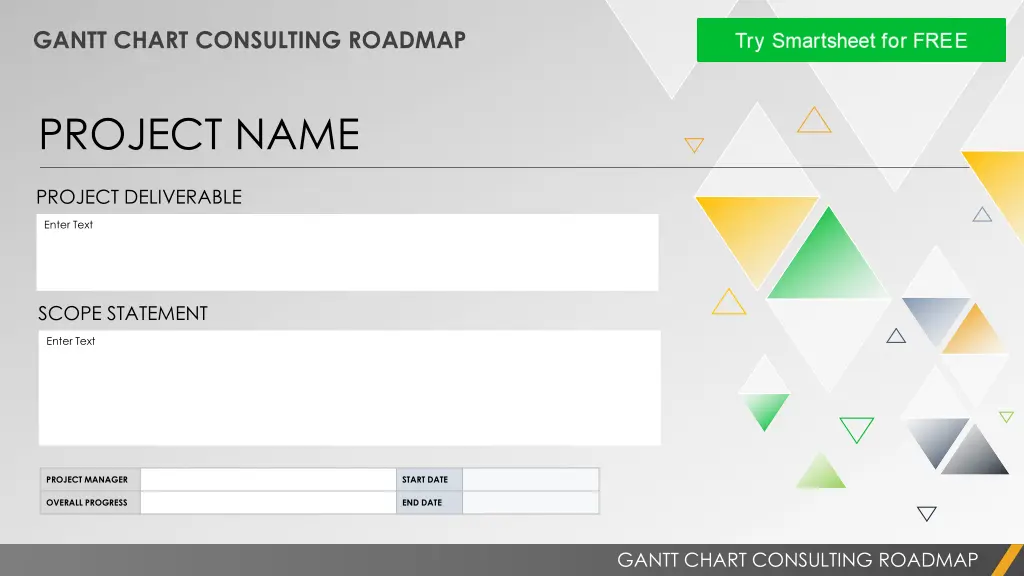 gantt chart consulting roadmap