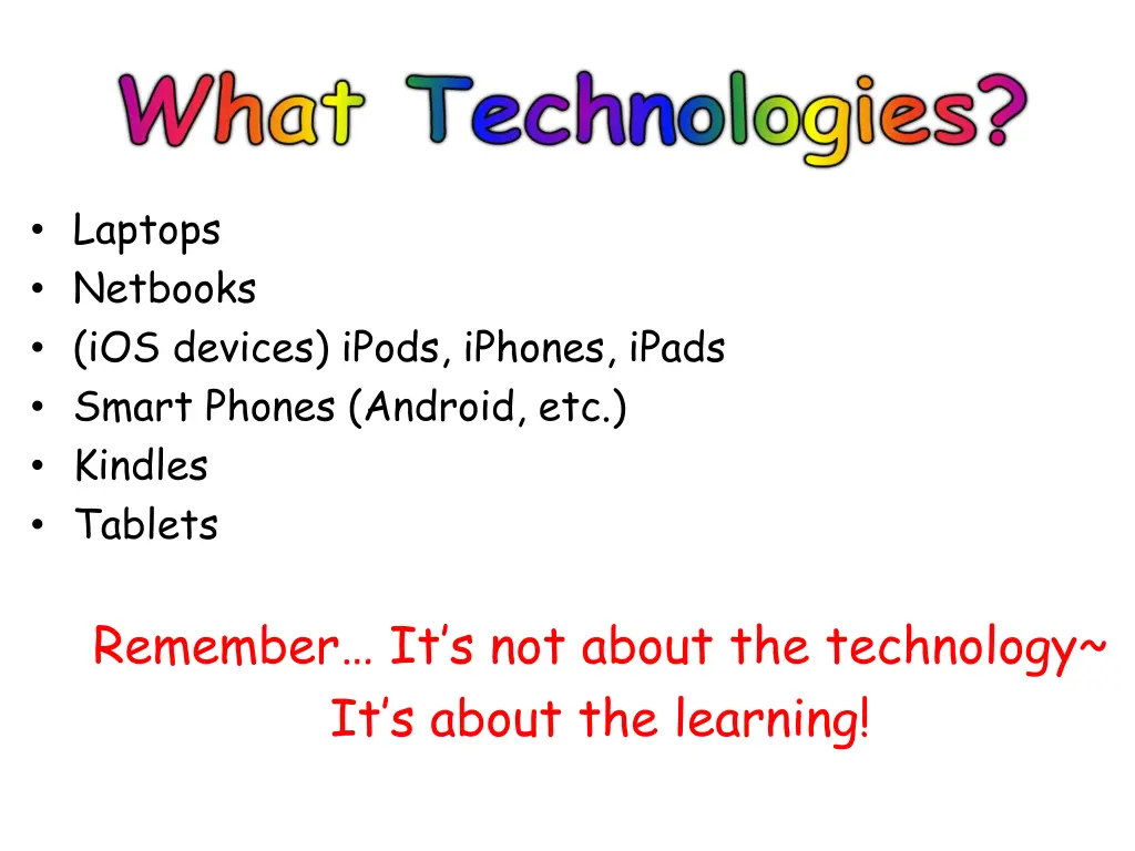 laptops netbooks ios devices ipods iphones ipads