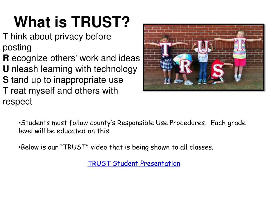 what is trust t hink about privacy before posting