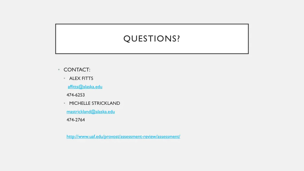 questions