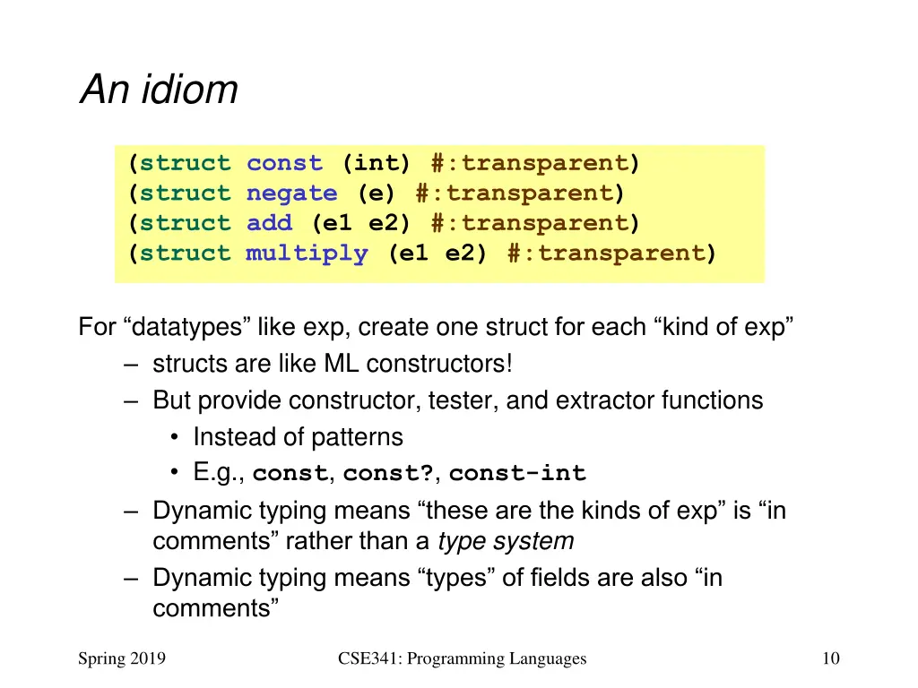 an idiom