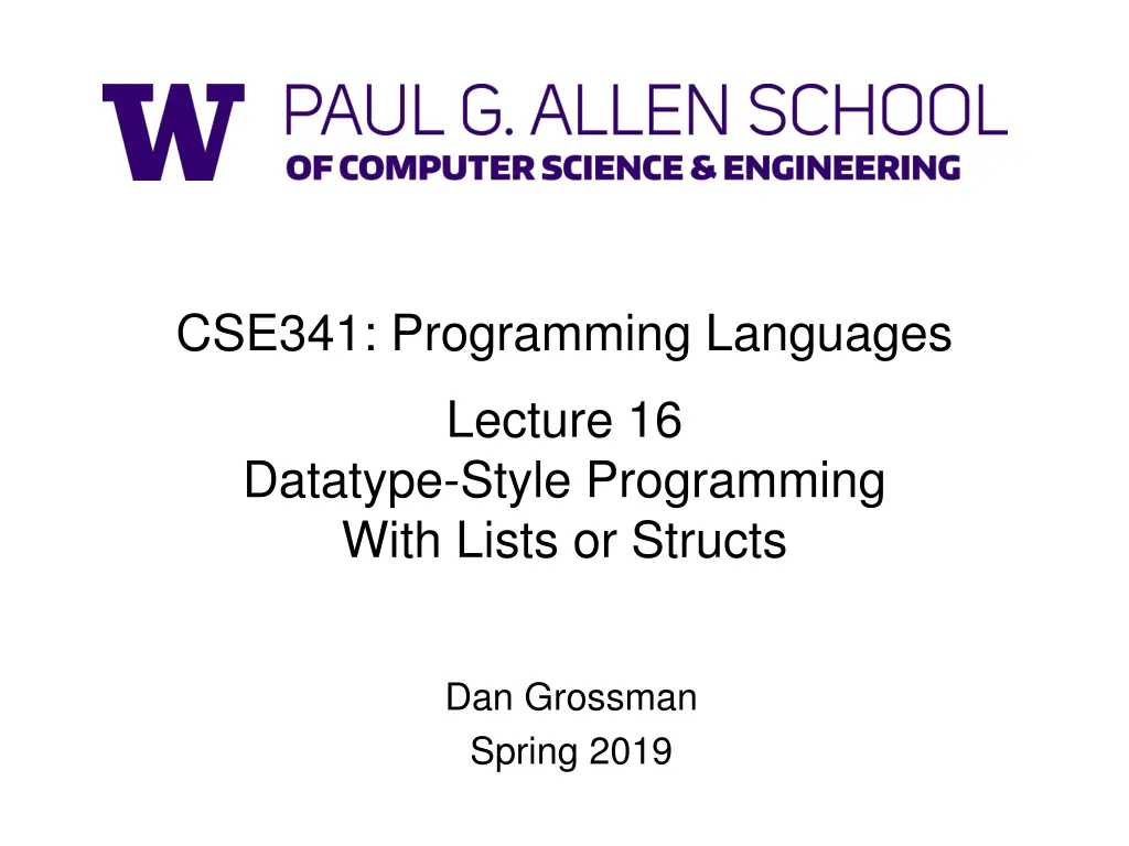 cse341 programming languages