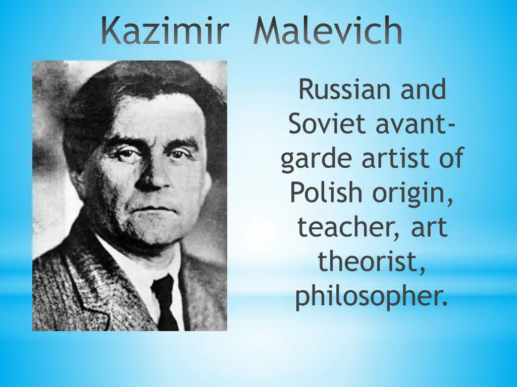 kazimir malevich