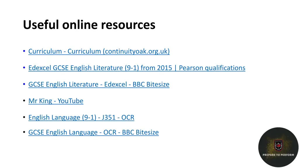 useful online resources