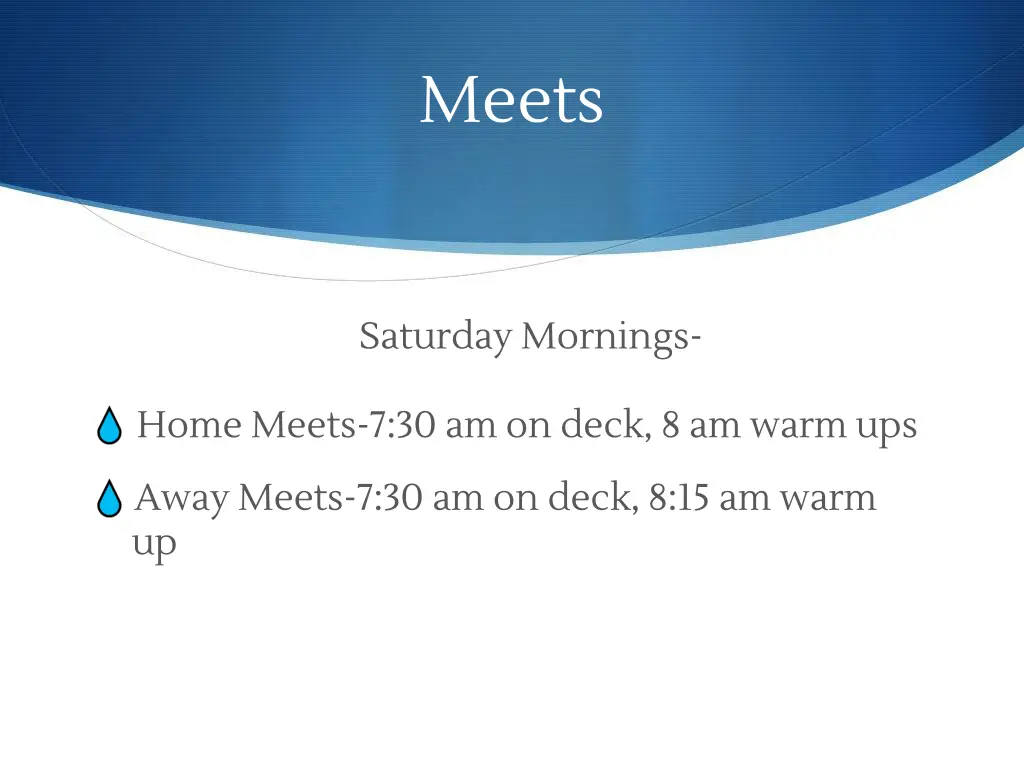 meets