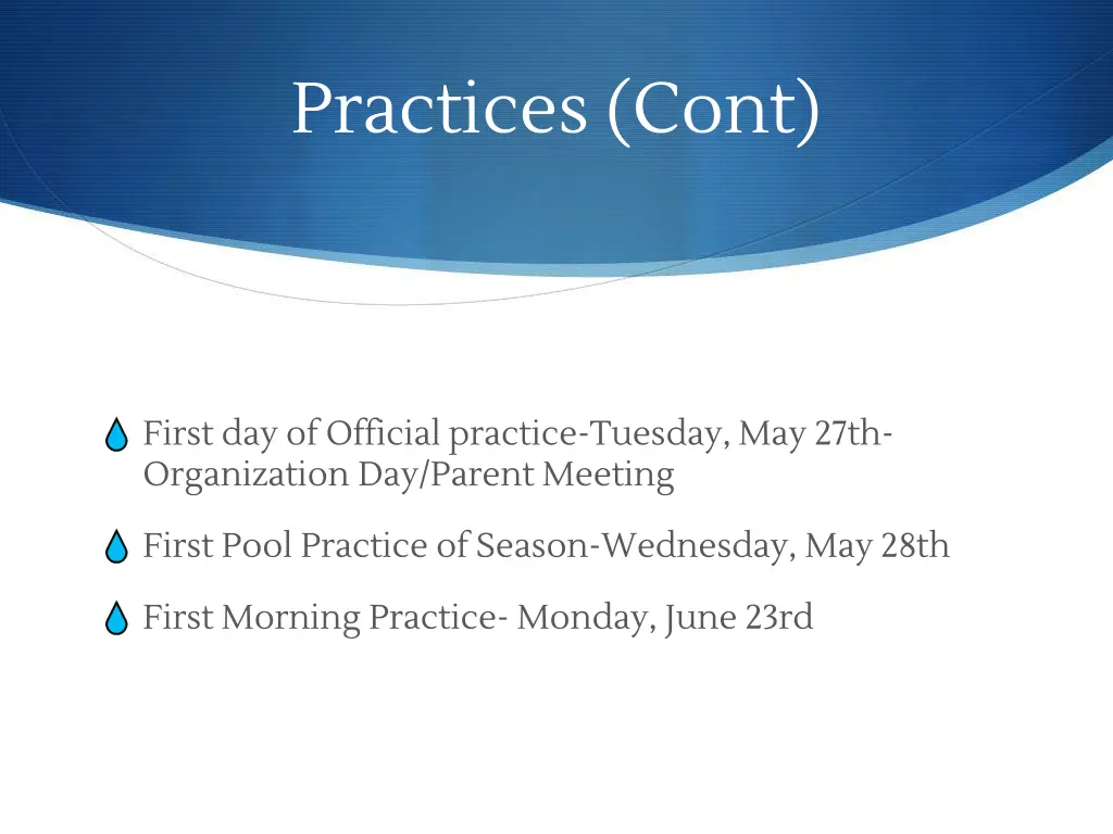 practices cont
