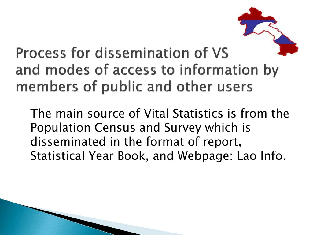 the main source of vital statistics is from
