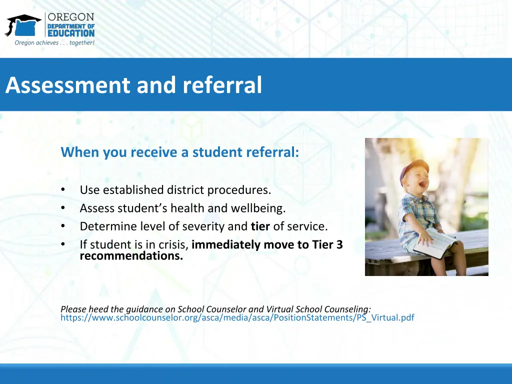 assessment and referral