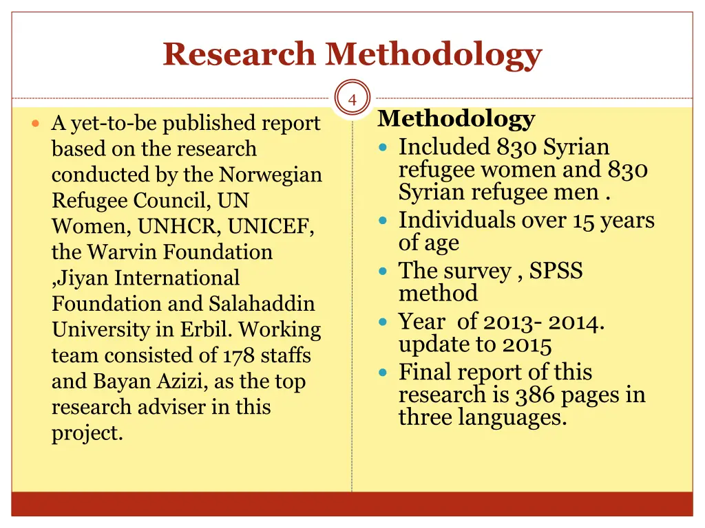 research methodology