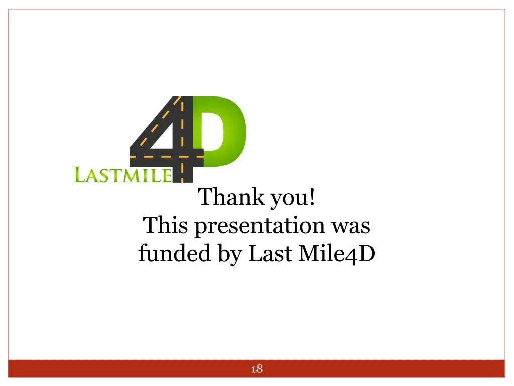 thank you this presentation was funded by last
