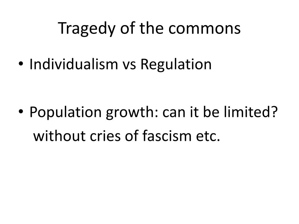 tragedy of the commons
