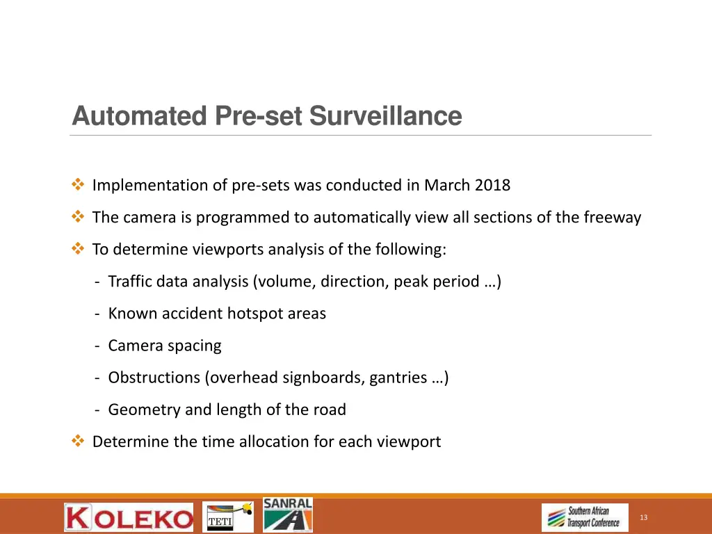 automated pre set surveillance 1