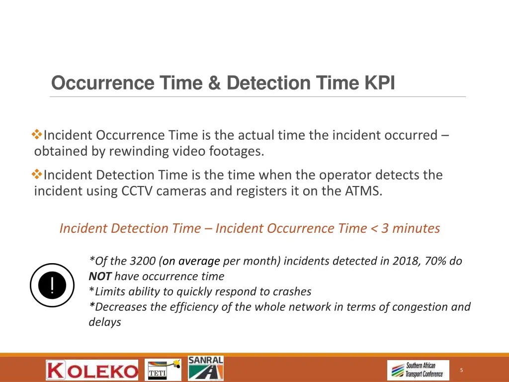 occurrence time detection time kpi