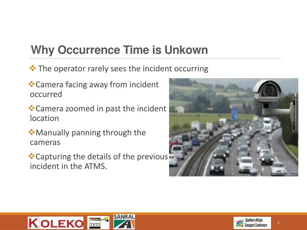 why occurrence time is unkown