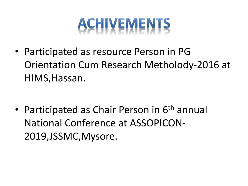 participated as resource person in pg orientation