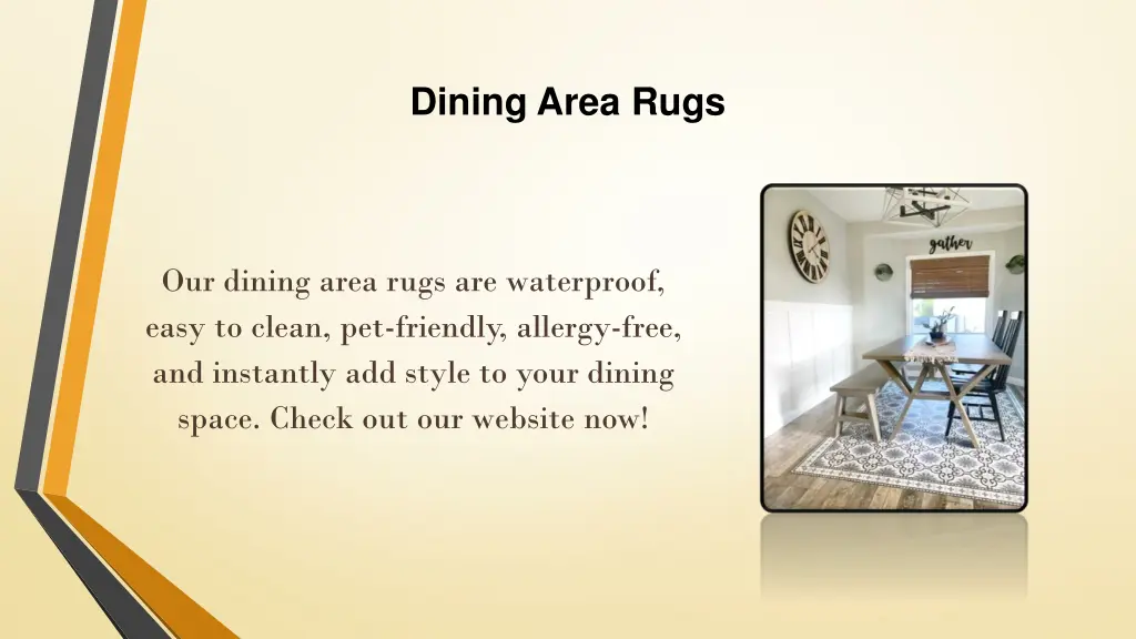 dining area rugs