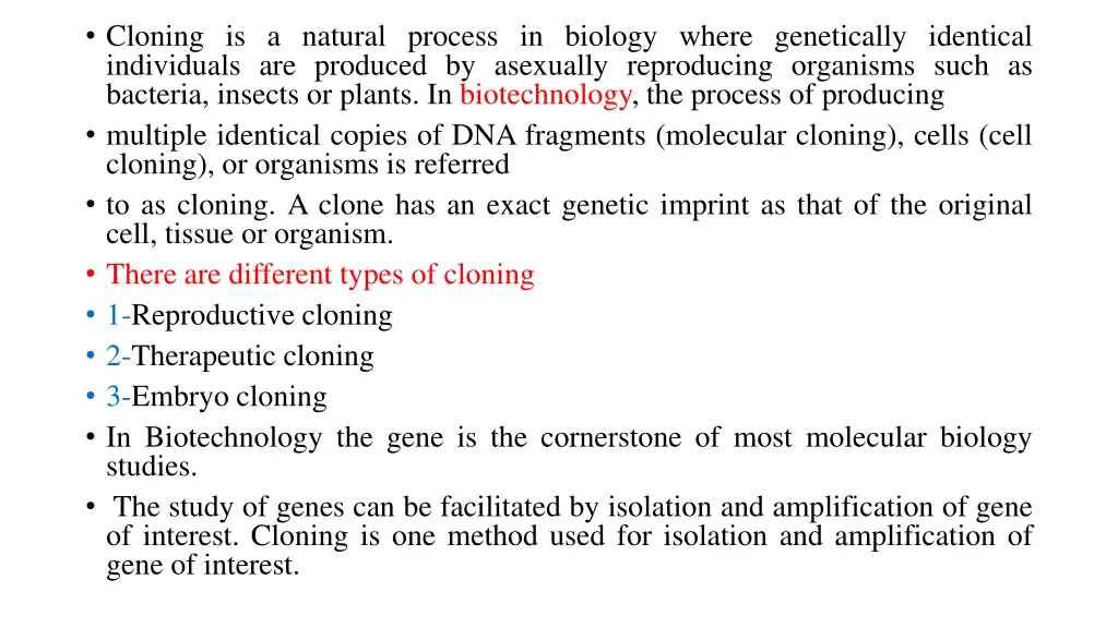 cloning is a natural process in biology where