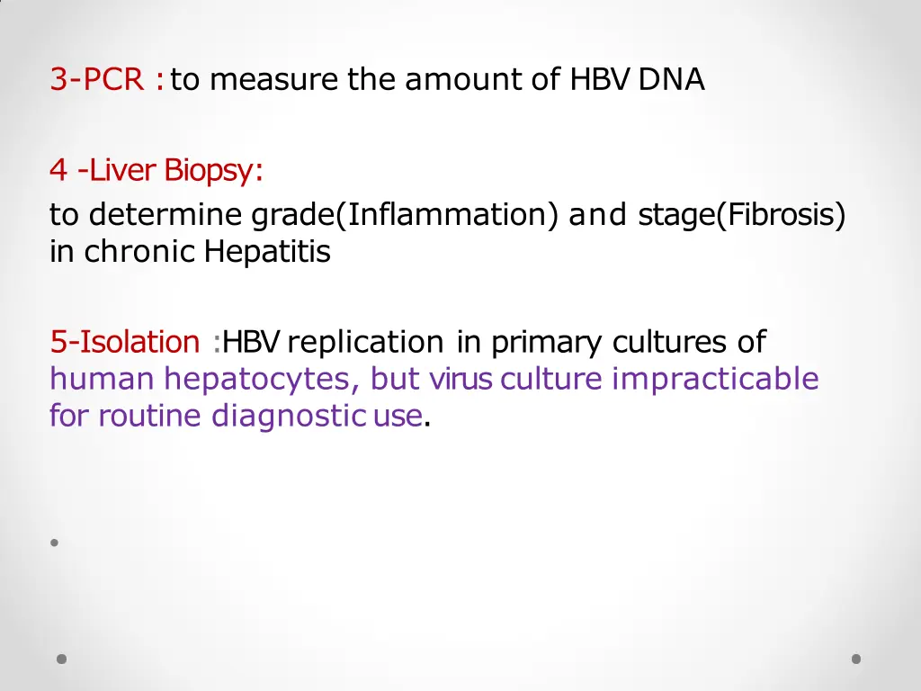 3 pcr to measure the amount of hbv dna