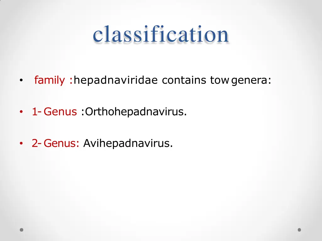 classification