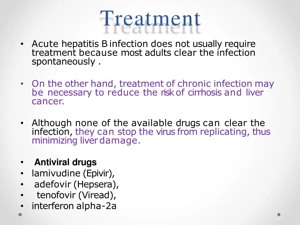 treatment