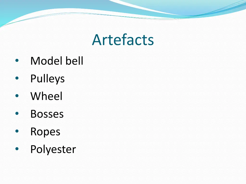 artefacts