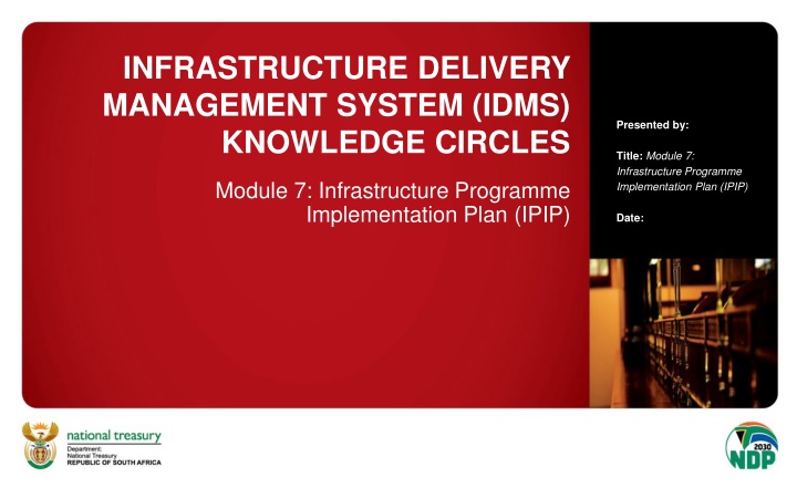 infrastructure delivery management system idms