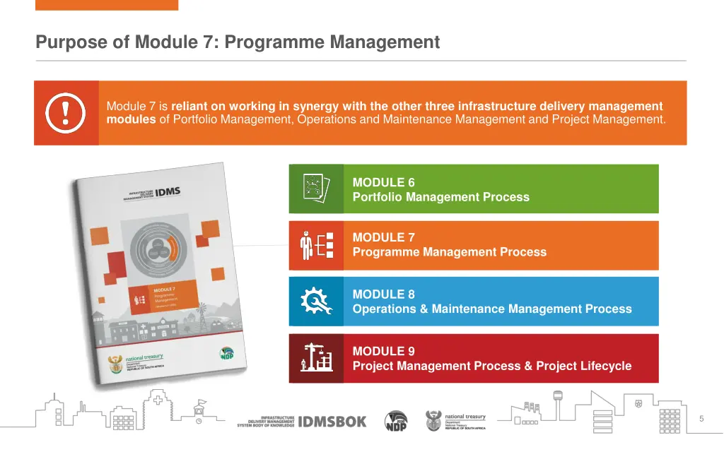 purpose of module 7 programme management 1