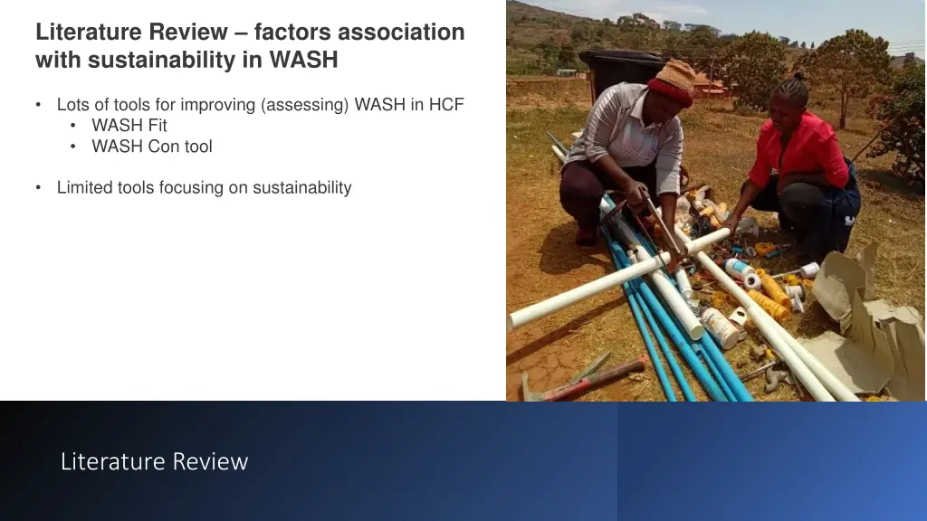 literature review factors association with