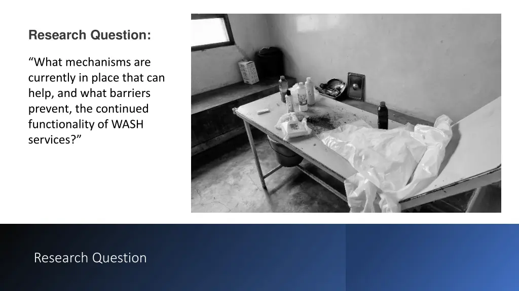 research question