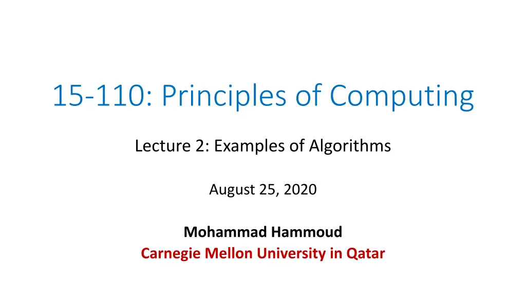 15 110 principles of computing