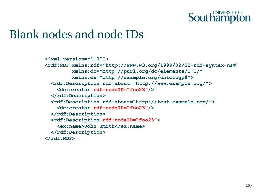 blank nodes and node ids 1