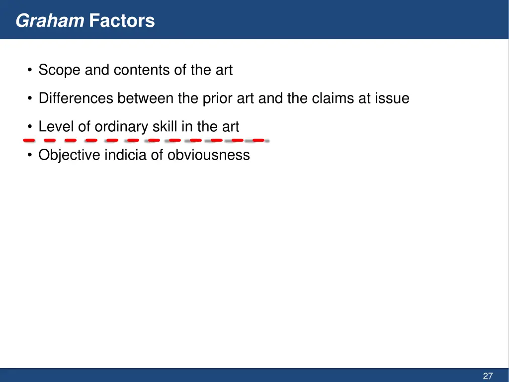graham factors 1