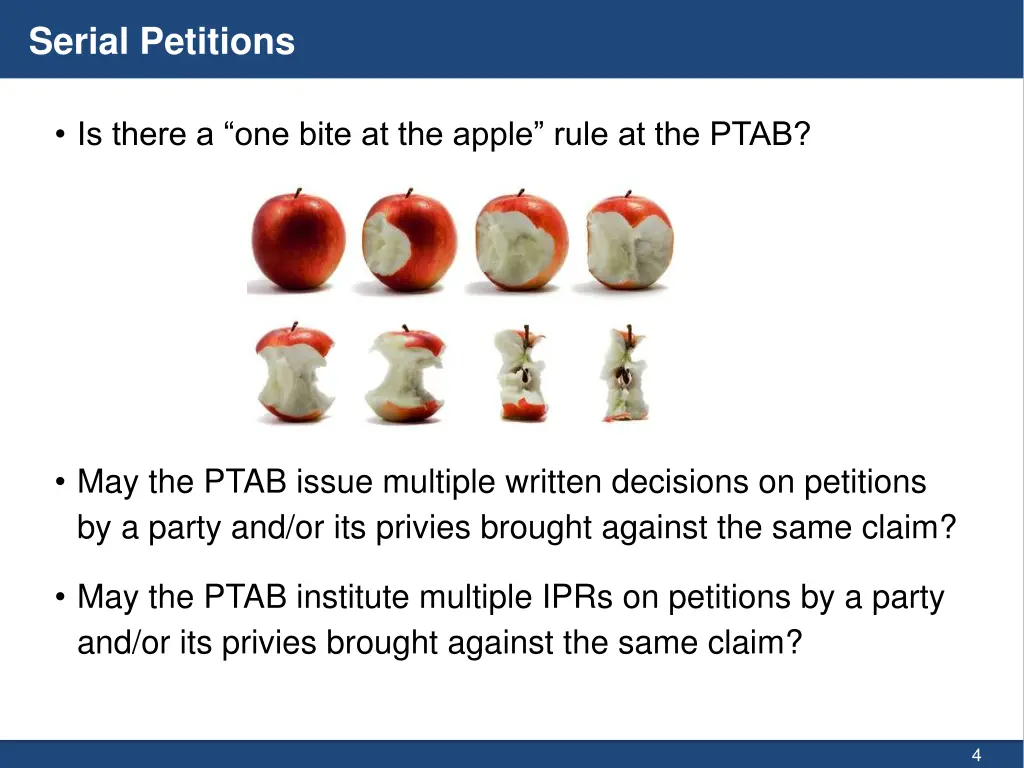 serial petitions