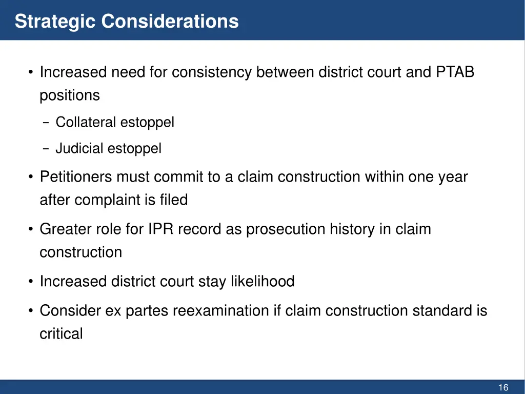strategic considerations 1