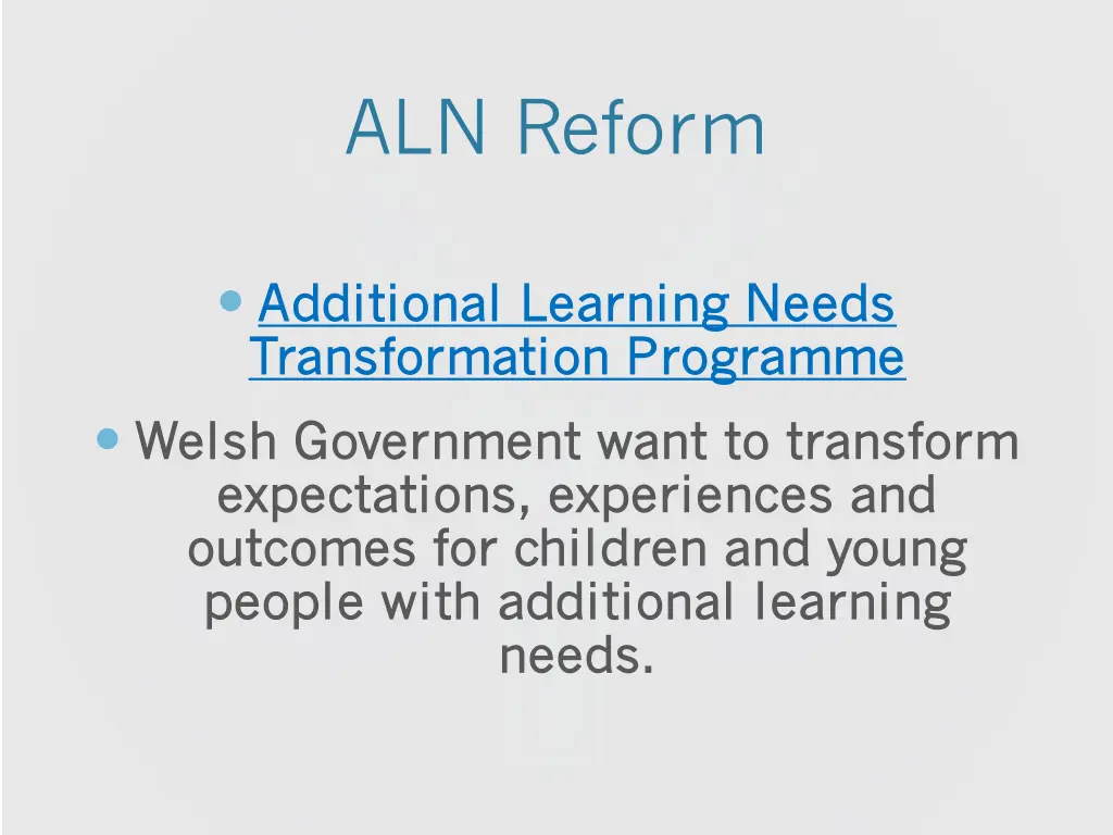 aln reform