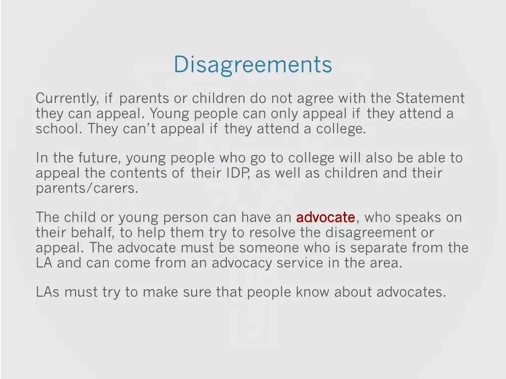disagreements 2