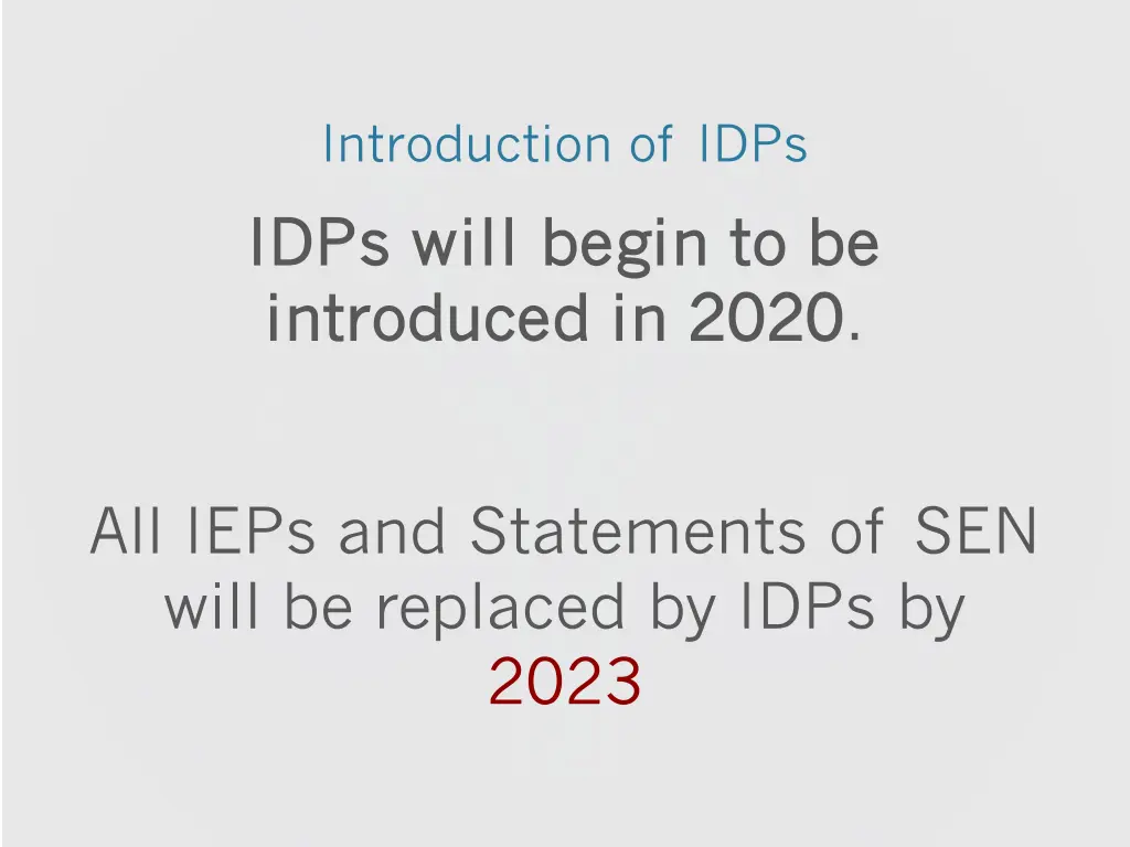 introduction of idps idps will begin to be idps