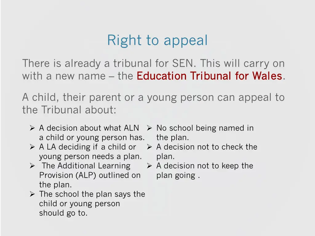 right to appeal