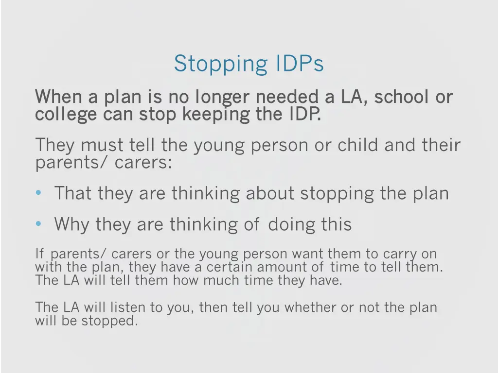 stopping idps