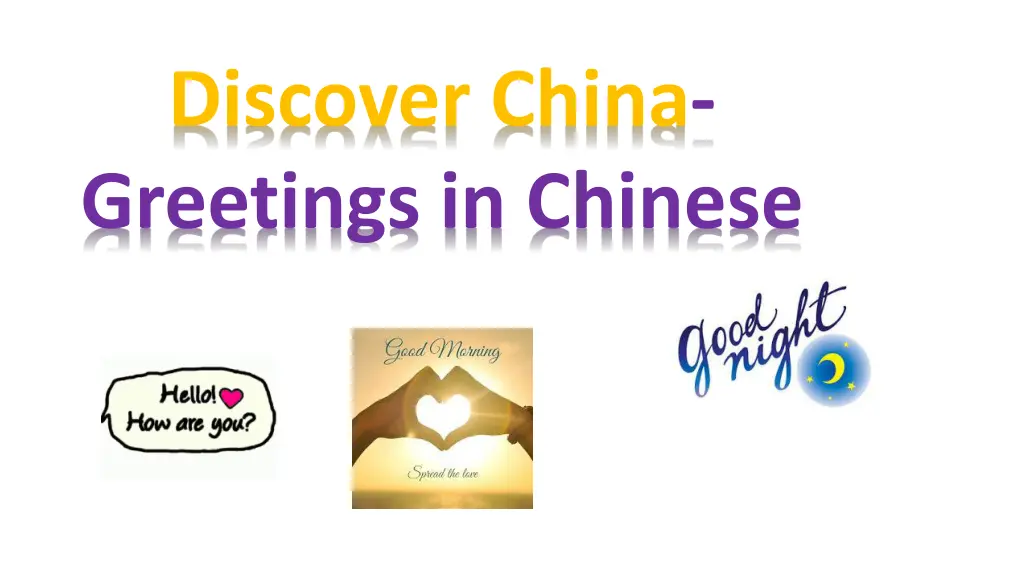 discover china greetings in chinese