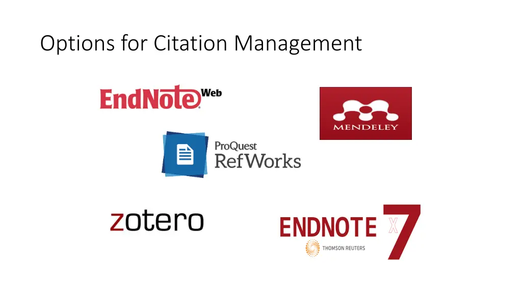 options for citation management