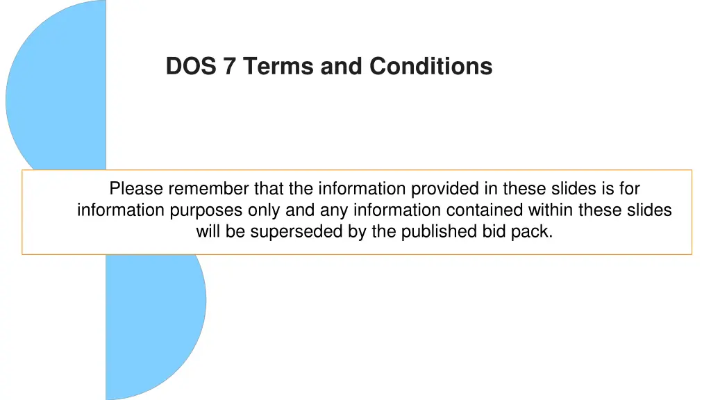 dos 7 terms and conditions