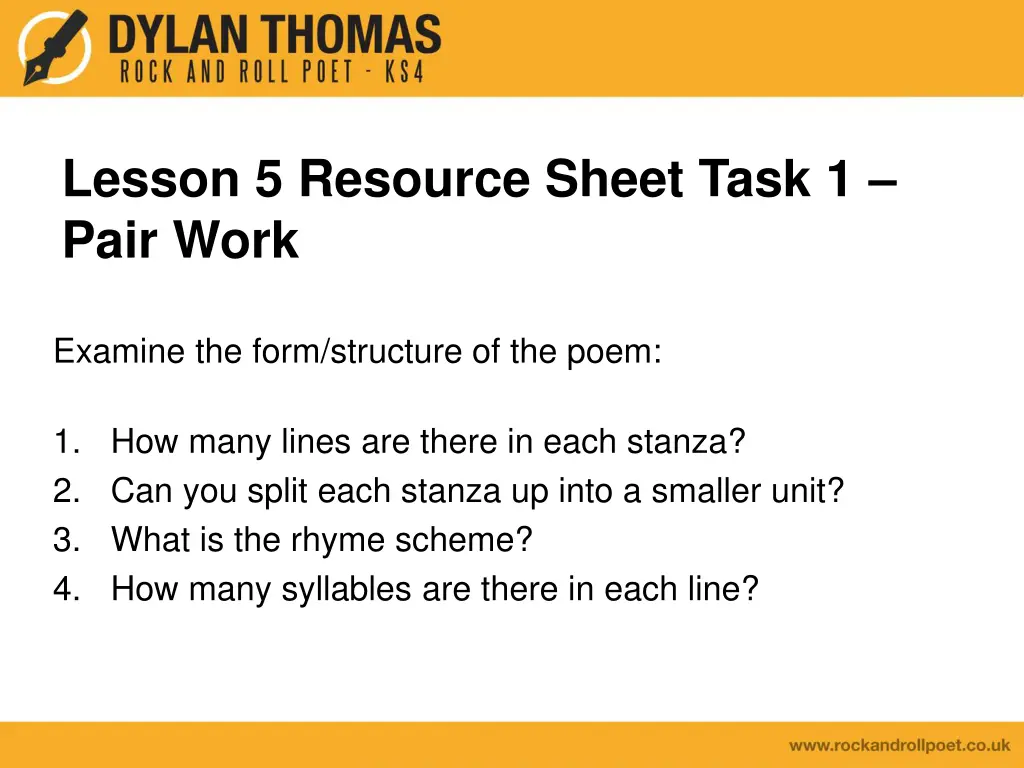 lesson 5 resource sheet task 1 pair work