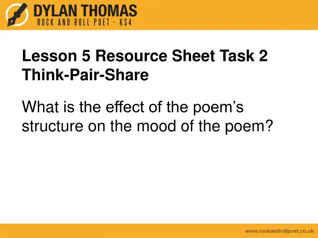 lesson 5 resource sheet task 2 think pair share